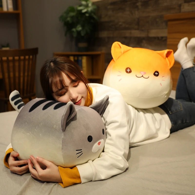 Plushie Kawaii Cat as Sourdough Bread, 12-16" | 30-40 cm plush toy – – – Image 6 | Plushie Produce