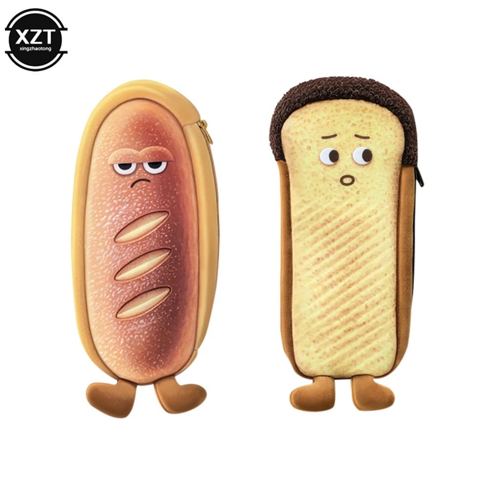 Plushie Loaf of Bread Pencil Case, 9" | 23 cm plush toy – – – Image 7 | Plushie Produce