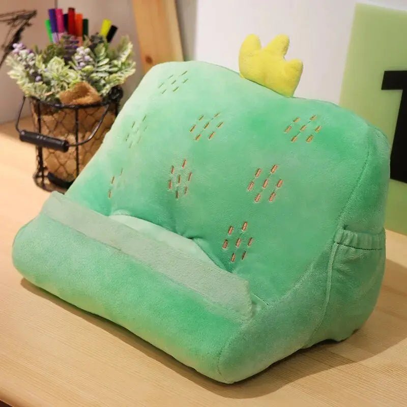 Plushie Phone/Tablet Stand in Four Food Styles, 12" | 30 cm plush toy – – Cactus – Image 3 | Plushie Produce