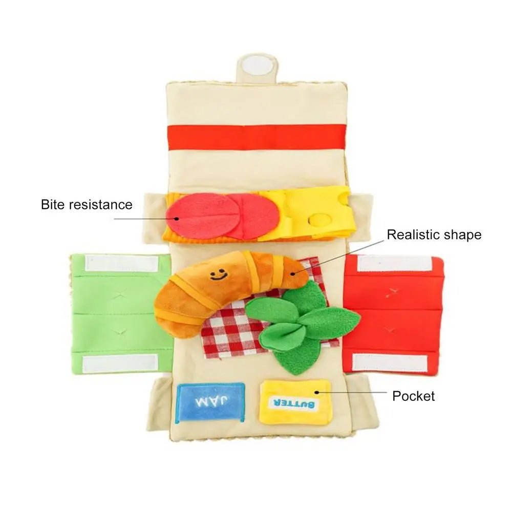 Plushie Picnic Basket Dog Sniffing Toy, 7" | 17 cm plush toy – – – Image 8 | Plushie Produce
