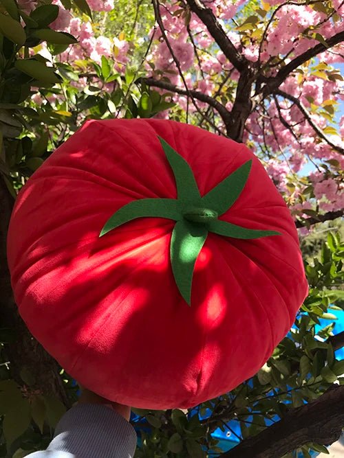 Plushie Realistic Tomato, 14" | 35 cm plush toy – – – Image 1 | Plushie Produce