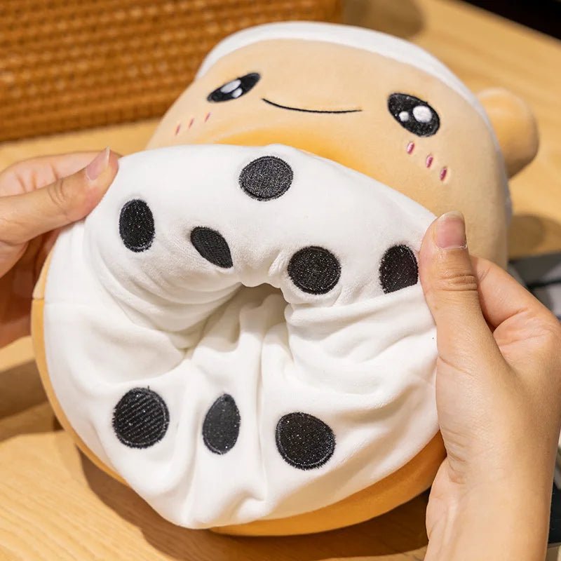 Plushie Reversible Boba Tea Toy, 6-10" | 15-25 cm plush toy – – – Image 3 | Plushie Produce