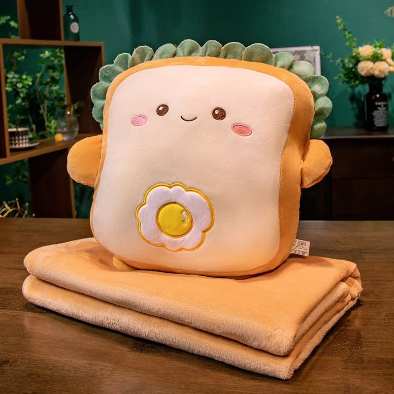 Plushie Sandwich Hand Warmer with Blanket plush toy – – – Image 1 | Plushie Produce