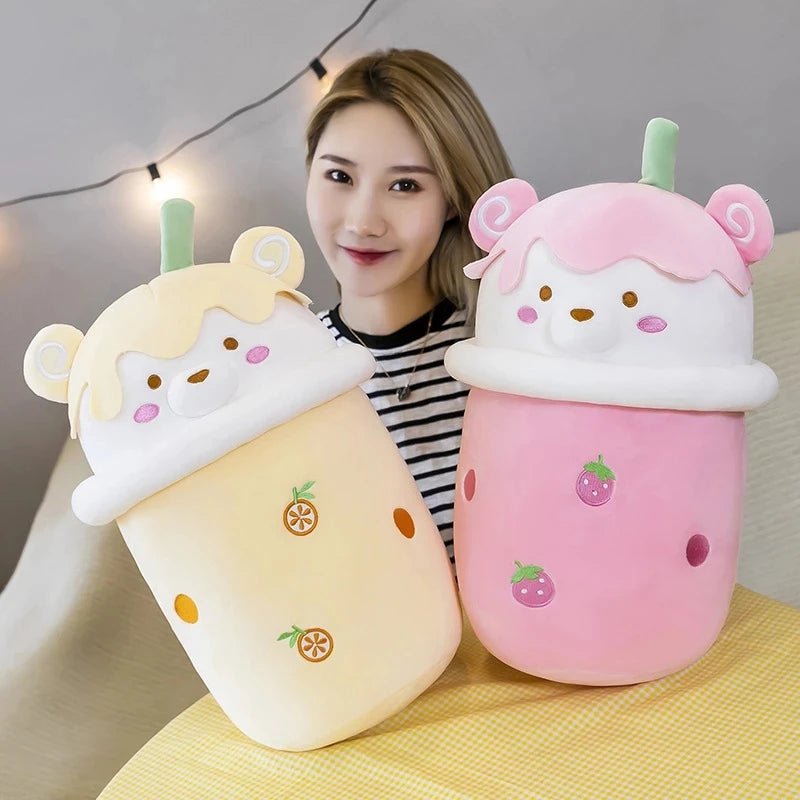 Plushie Teddy Bear Boba Teas, Three Styles, 10-16" | 25-40 cm plush toy – – – Image 6 | Plushie Produce