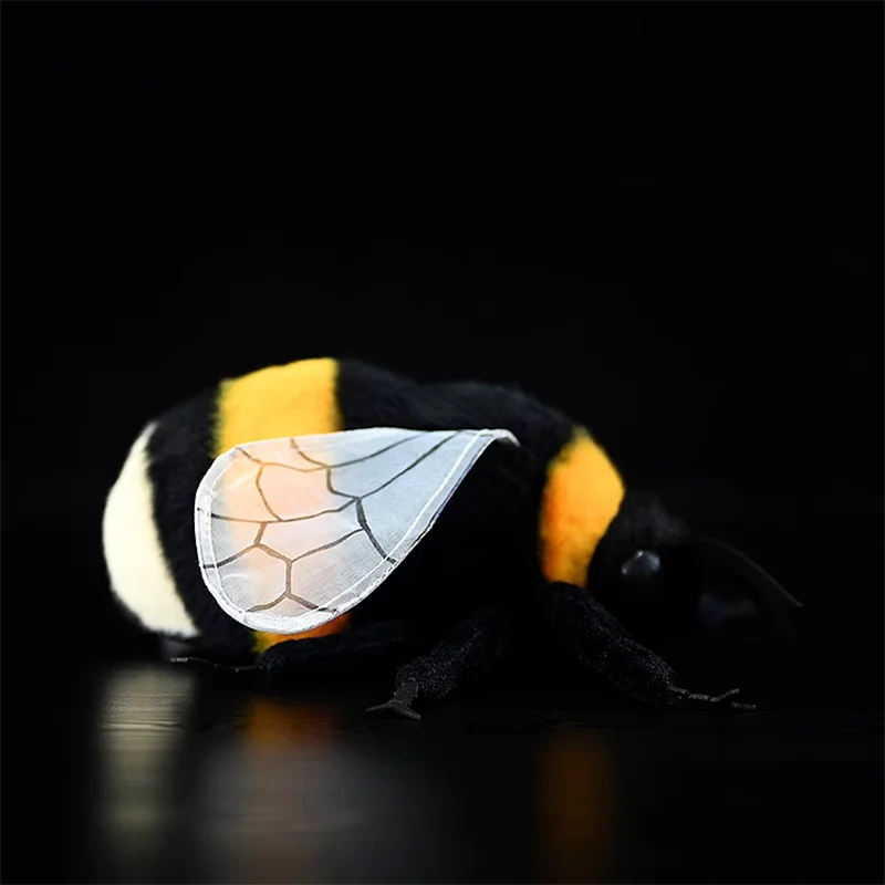 Realistic Honeybee Stuffed Animal, 8" | 20 cm plush toy – – – Image 2 | Plushie Produce