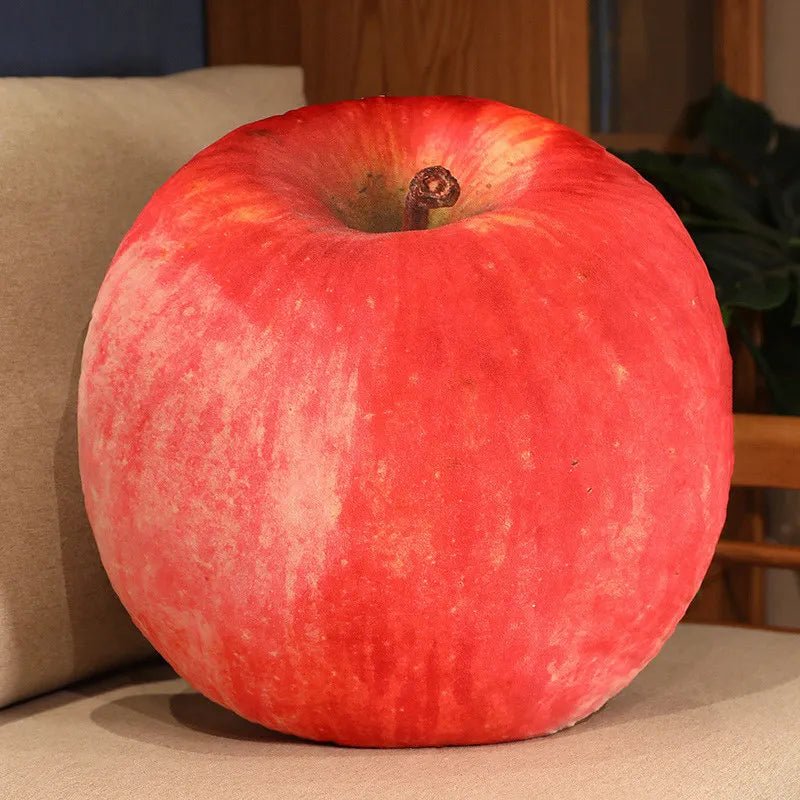 Simulation Fruit Throw Pillow Plushies, 15 Fruits, 16-22" | 40-55 cm plush toy – – Apple 40x45 – Image 3 | Plushie Produce