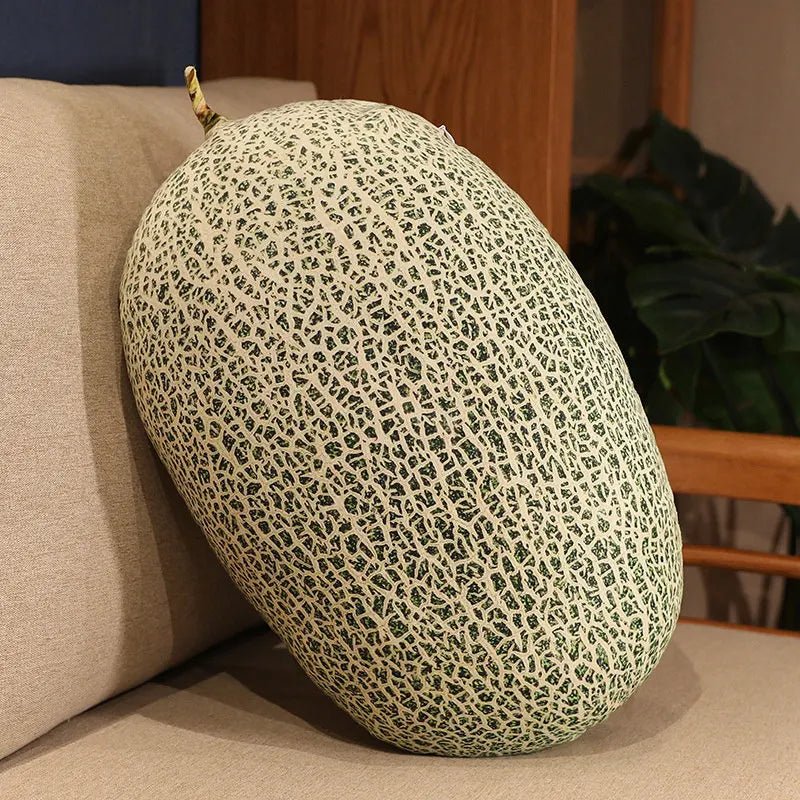 Simulation Fruit Throw Pillow Plushies, 15 Fruits, 16-22" | 40-55 cm plush toy – – cantaloupe 30x50 – Image 16 | Plushie Produce