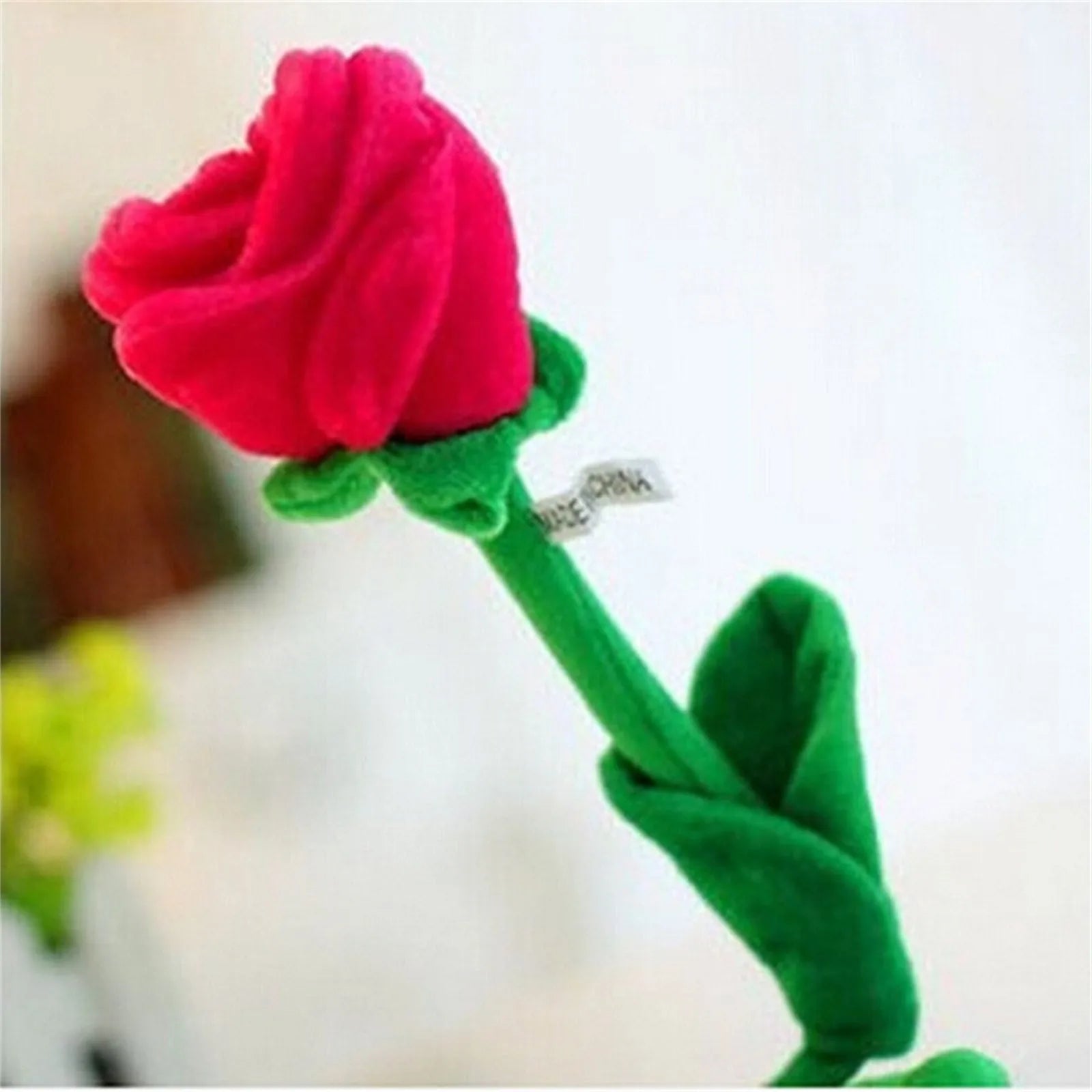 Stemmed Rose Plushies, Nine Colors, 13" | 32 cm plush toy – – – Image 6 | Plushie Produce