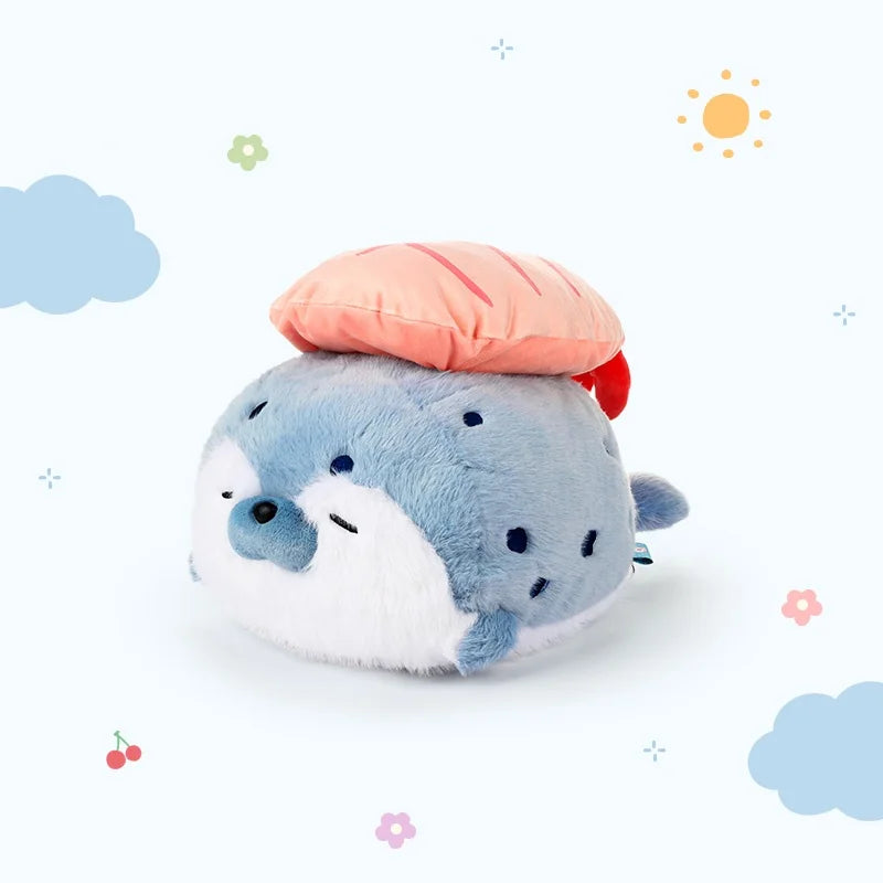 Sushi Otter Plushie, 14" | 35 cm plush toy – – Sushi blue otter – Image 20 | Plushie Produce