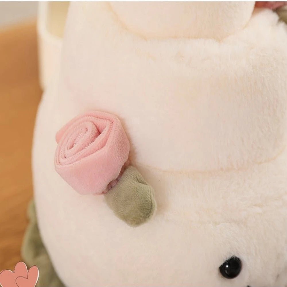 Wedding Cake Plushie, Two Colors, 12" | 30 cm plush toy – – – Image 6 | Plushie Produce