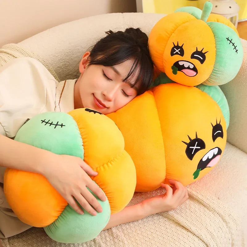 Zombie Pumpkin Plushie, 10-16" | 25-40 cm plush toy – – – Image 3 | Plushie Produce