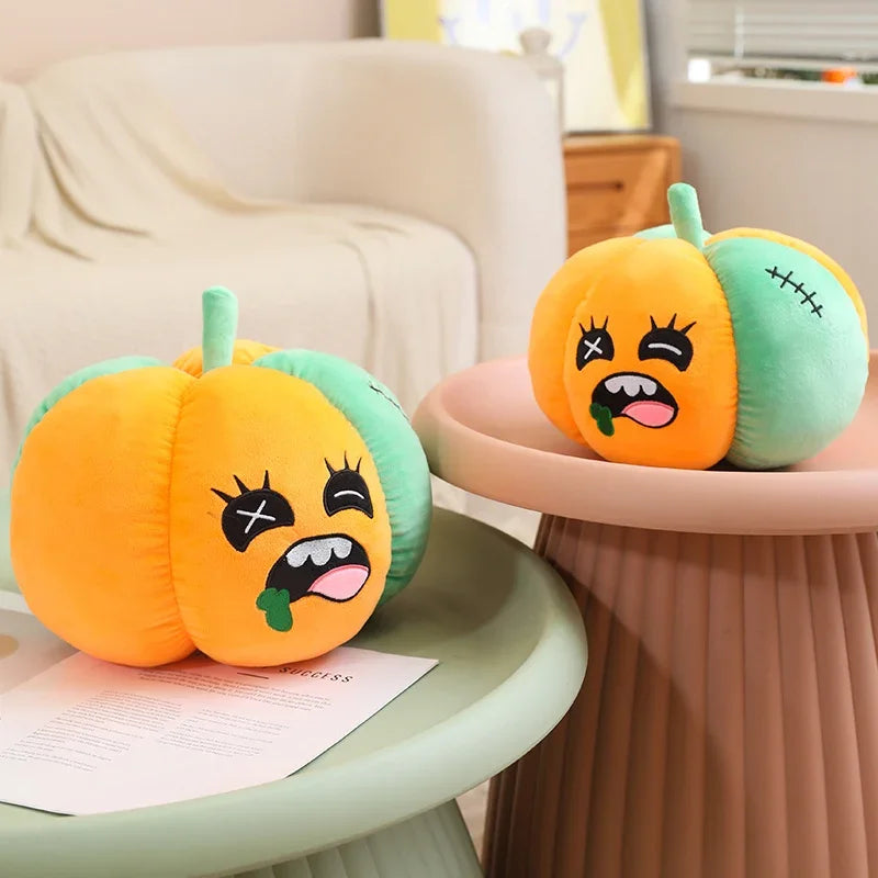 Zombie Pumpkin Plushie, 10-16" | 25-40 cm plush toy – – – Image 5 | Plushie Produce