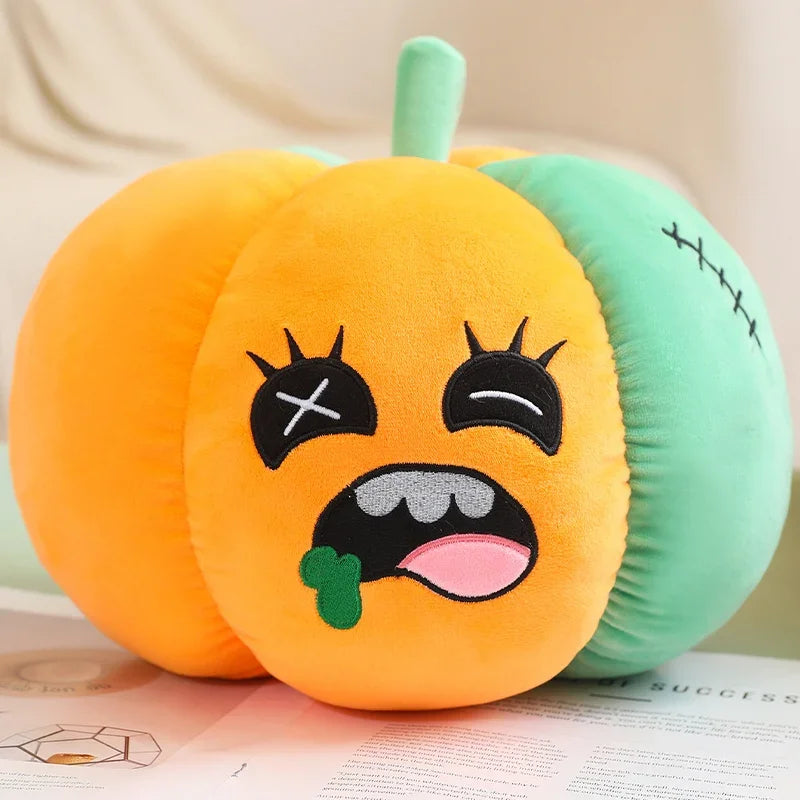Zombie Pumpkin Plushie, 10-16" | 25-40 cm plush toy – – – Image 6 | Plushie Produce