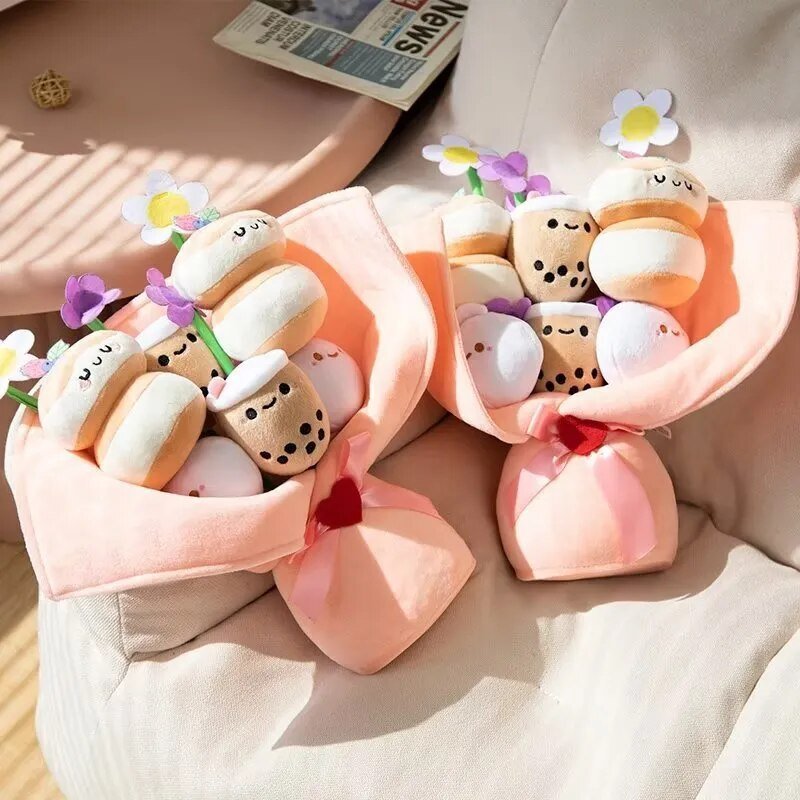 Bubble Tea Bouquet Plushie, 12 in | 30 cm plush toy – – – Image 4 | Plushie Produce