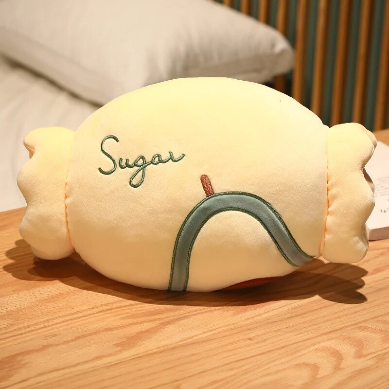 Candy Hand Warmer Plushie, Eight Designs, 13" | 32 cm plush toy – – Avocado B – Image 7 | Plushie Produce