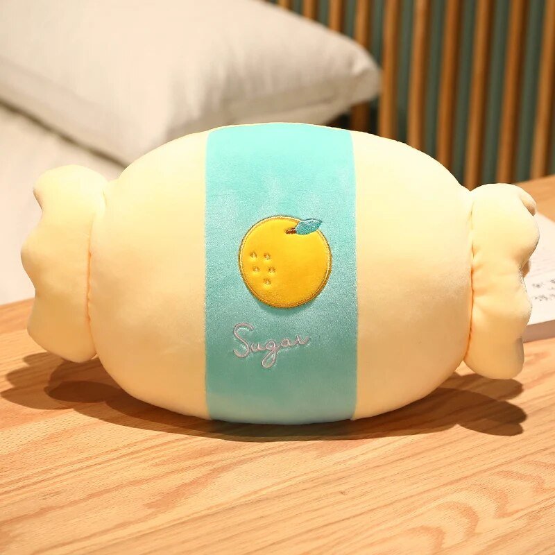 Candy Hand Warmer Plushie, Eight Designs, 13" | 32 cm plush toy – – Orange A – Image 4 | Plushie Produce