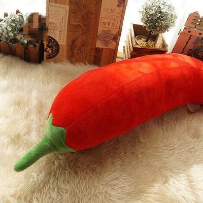 Giant Lifelike Red Chili Plushie, 31" | 80 cm plush toy – – – Image 2 | Plushie Produce