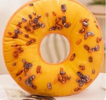 Large Realistic Donut Plushie, 20 Donut Styles, 16" | 40 cm plush toy – – Q – Image 4 | Plushie Produce