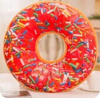 Large Realistic Donut Plushie, 20 Donut Styles, 16" | 40 cm plush toy – – V – Image 20 | Plushie Produce