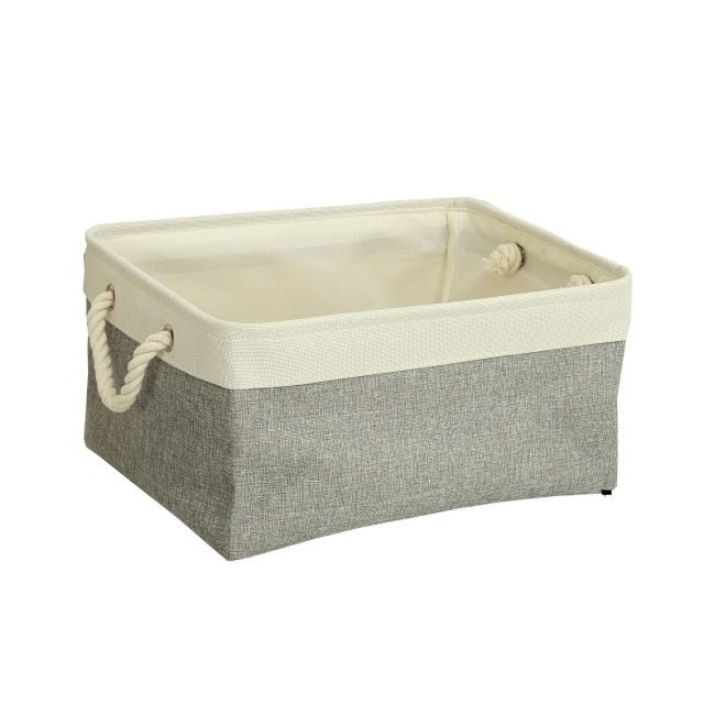 Linen/Canvas Toy Storage Basket, 30 Varieties, 16" | 41 cm plush toy – – baipin hui – Image 9 | Plushie Produce