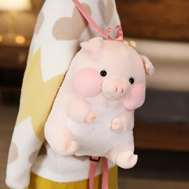 Pig Stuffed Animal Backpack, 16" | 40 cm plush toy – – – Image 1 | Plushie Produce