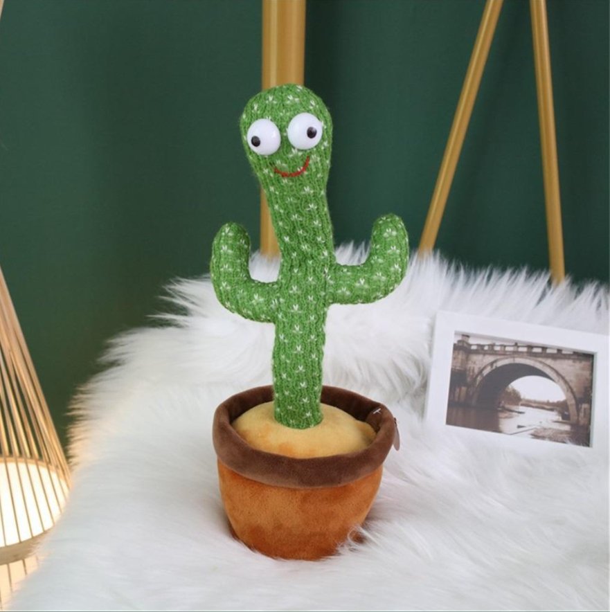 Plushie Dancing Singing Cactus, 13" | 32 cm plush toy – – – Image 1 | Plushie Produce