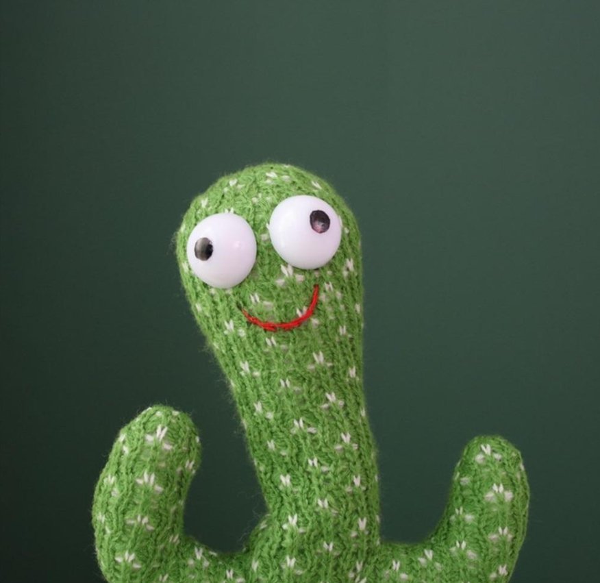 Plushie Dancing Singing Cactus, 13" | 32 cm plush toy – – – Image 6 | Plushie Produce