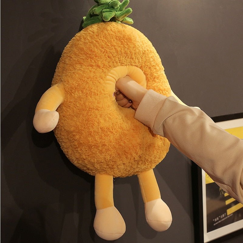 Plushie Fuzzy Cartoon Fruit, Three Fruits, 12-24" | 30-60 cm plush toy – – – Image 4 | Plushie Produce
