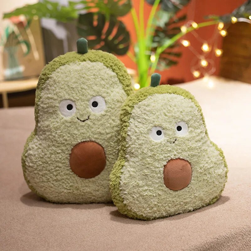 Plushie Fuzzy Fruit w/Optional Handwarmer, 5 Fruits, 14-18" | 36-45 cm plush toy – – Avocado – Image 11 | Plushie Produce