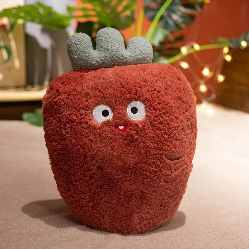 Plushie Fuzzy Fruit w/Optional Handwarmer, 5 Fruits, 14-18" | 36-45 cm plush toy – – – Image 5 | Plushie Produce
