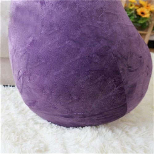 Plushie Giant Lifelike Eggplant, 28-39" | 70-100 cm plush toy – – – Image 6 | Plushie Produce