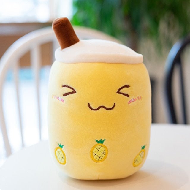Plushie Jumbo Pineapple Boba Tea, 10-28" | 25-70 cm plush toy – – 10"(25cm) – Image 1 | Plushie Produce