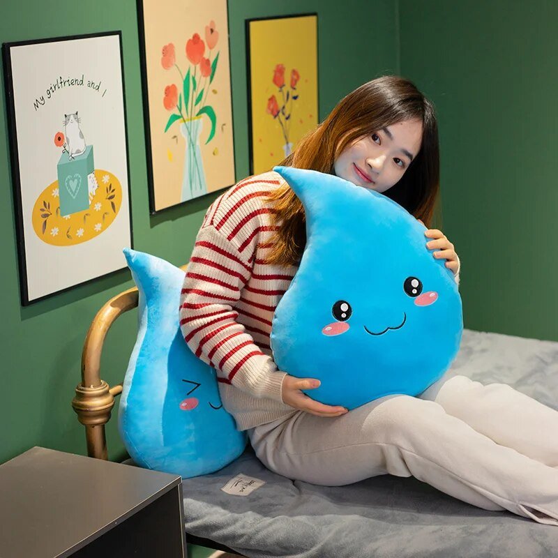 Plushie Kawaii Drop of Water, 8-20" | 20-50 cm plush toy – – – Image 4 | Plushie Produce