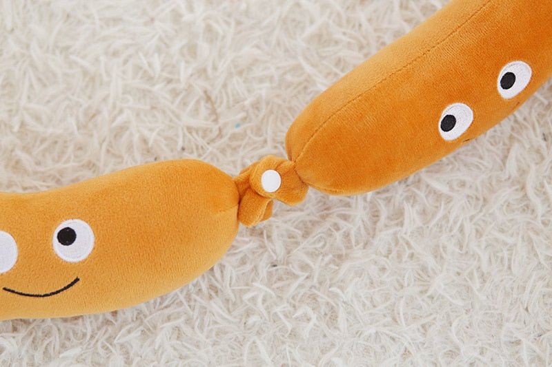 Plushie Linkable Cartoon Sausage, 8" | 20 cm plush toy – – – Image 2 | Plushie Produce