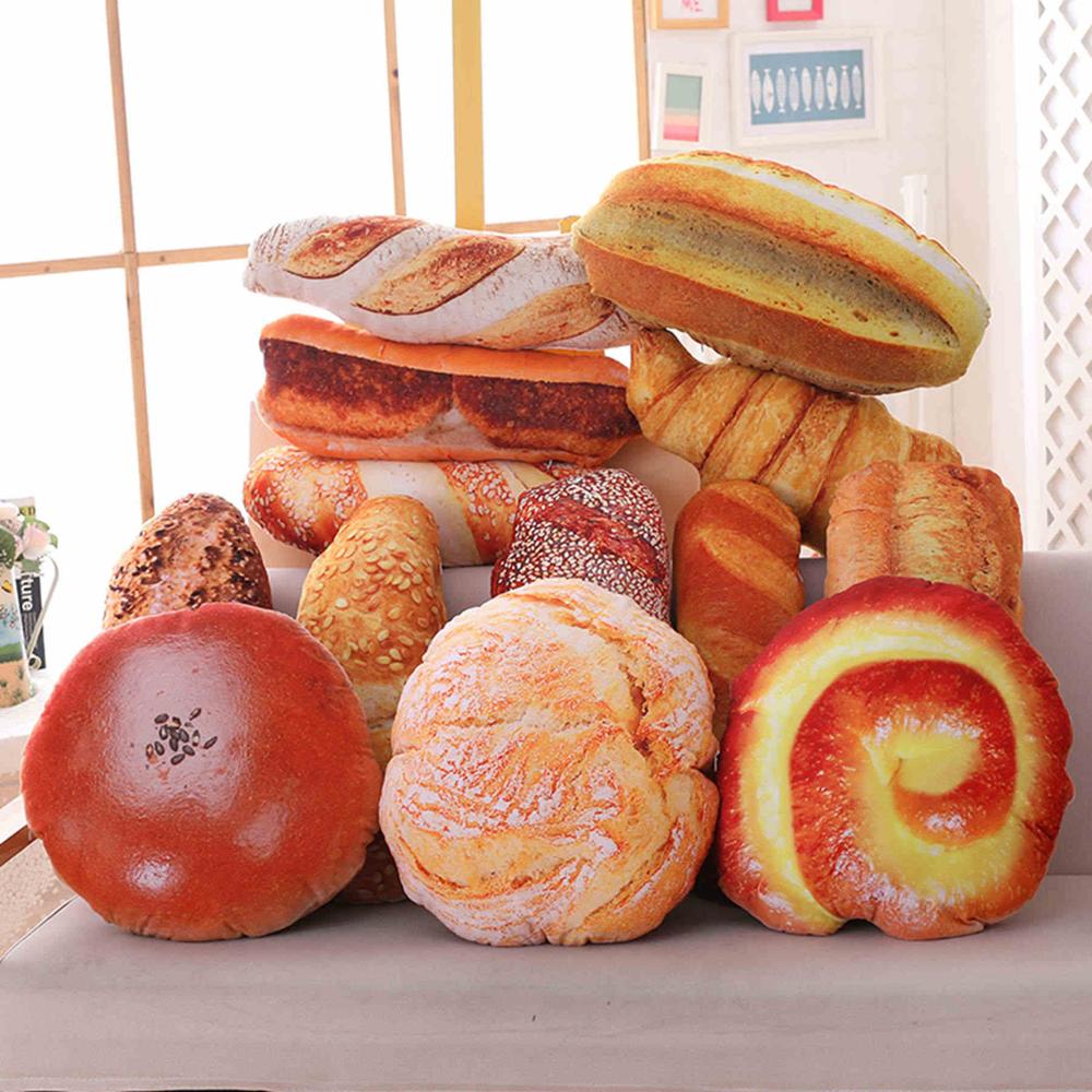 Plushie Realistic Bread Throw Pillow: 14 Varieties, 12-20" | 31-50 cm plush toy – – – Image 1 | Plushie Produce