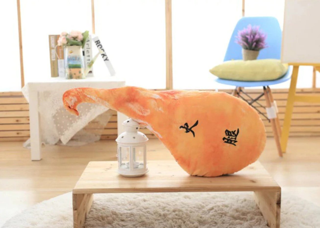 Plushie Realistic Cooked Leg of Ham, 18-30" | 45-75 cm plush toy – – – Image 5 | Plushie Produce