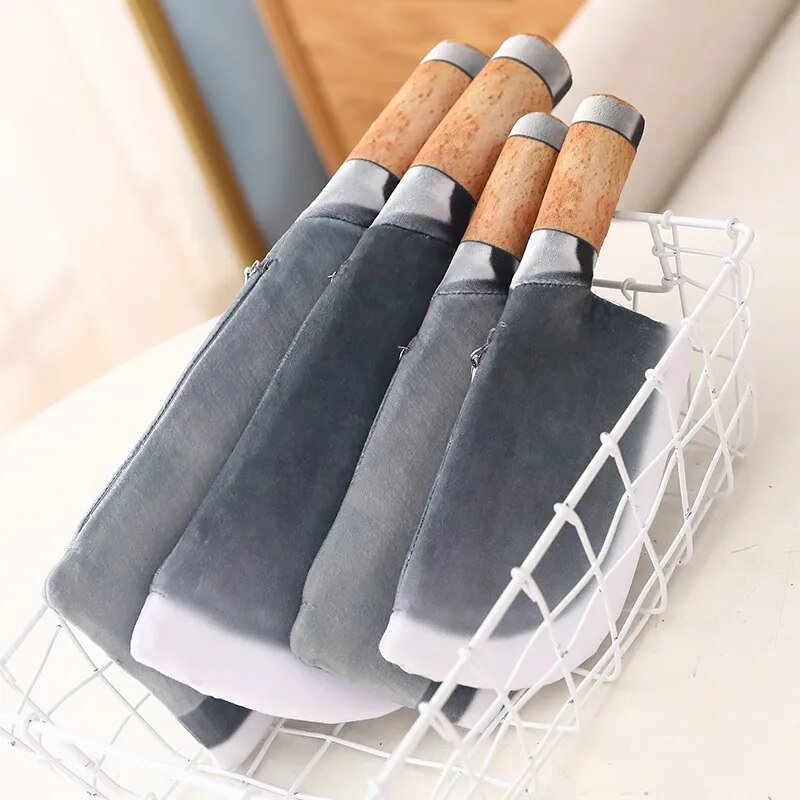 Plushie Realistic Kitchen Knife Bag, Two Styles, 10-13" | 26-33 cm plush toy – – – Image 1 | Plushie Produce
