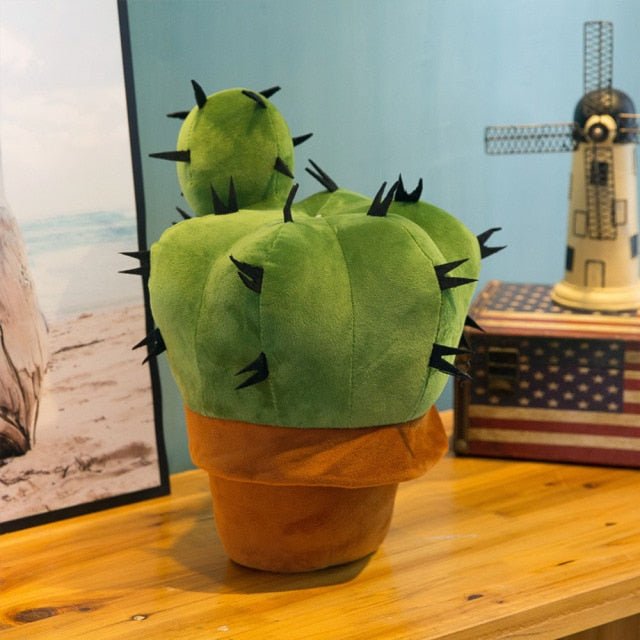 Plushie Realistic Potted Cactus, 15" | 37 cm plush toy – – – Image 1 | Plushie Produce