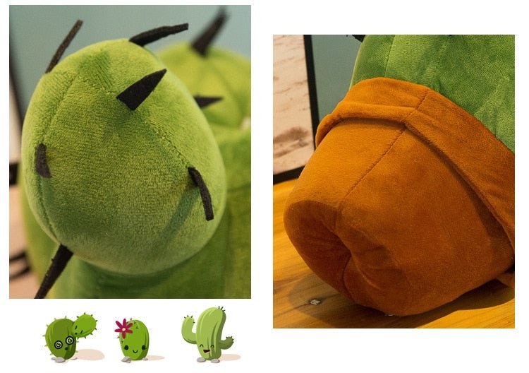 Plushie Realistic Potted Cactus, 15" | 37 cm plush toy – – – Image 2 | Plushie Produce