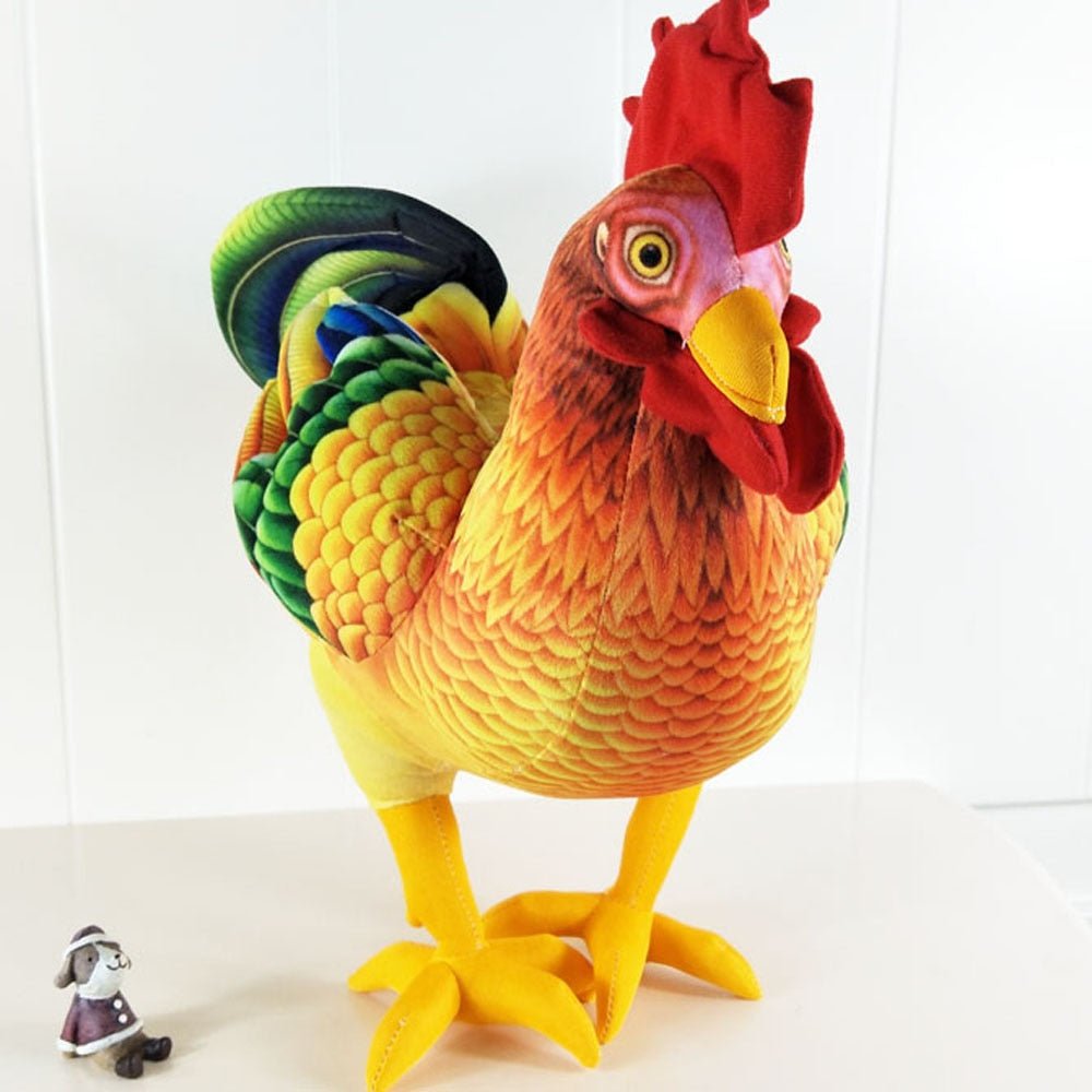 Plushie Realistic Rooster, 14-18" | 35-45 cm plush toy – – – Image 1 | Plushie Produce