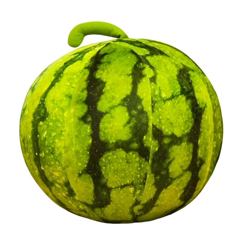 Plushie Realistic Watermelon, 10-12" | 25-30 cm plush toy – – 10"/25cm – Image 1 | Plushie Produce