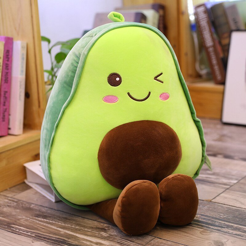 Plushie Winking Avocado, 12-22" | 30-55 cm plush toy – – – Image 5 | Plushie Produce