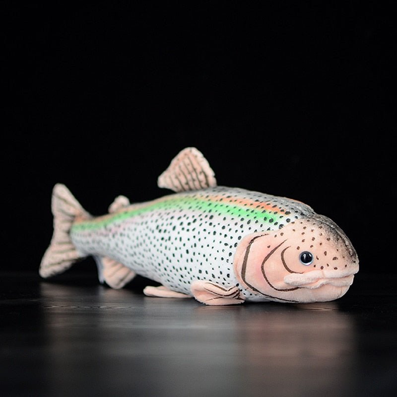 Realistic Rainbow Trout Plushie, 16" | 40 cm plush toy – – – Image 1 | Plushie Produce