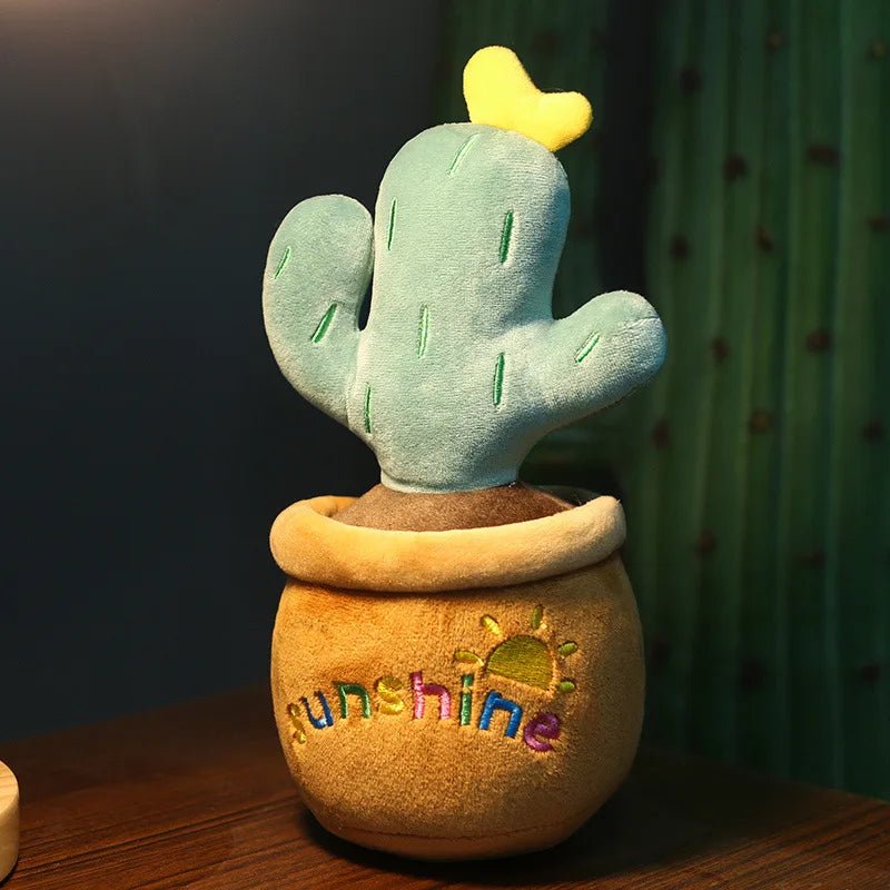 "Sunshine" Potted Cactus Plushie, 8-14" | 20-35 cm plush toy – – – Image 1 | Plushie Produce