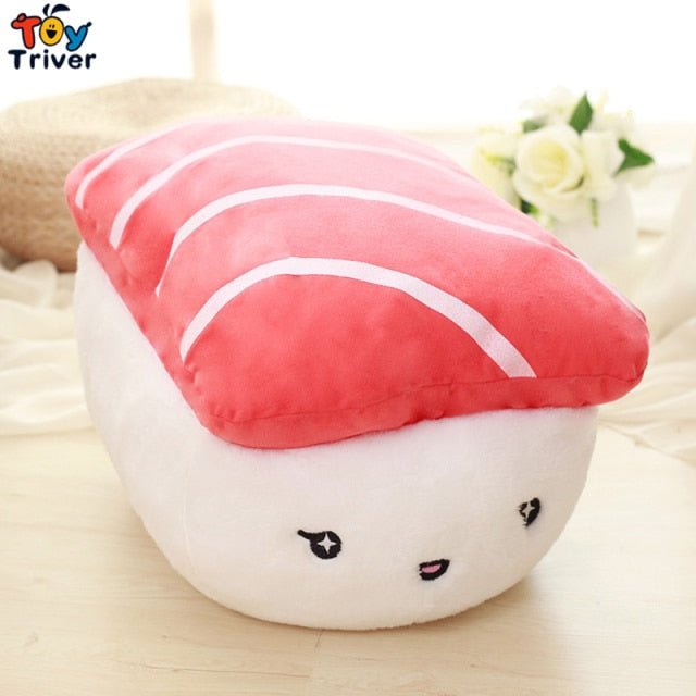 Sushi Delight Plushie Collection, Three Styles, 16" | 40 cm plush toy – – Salmon – Image 3 | Plushie Produce