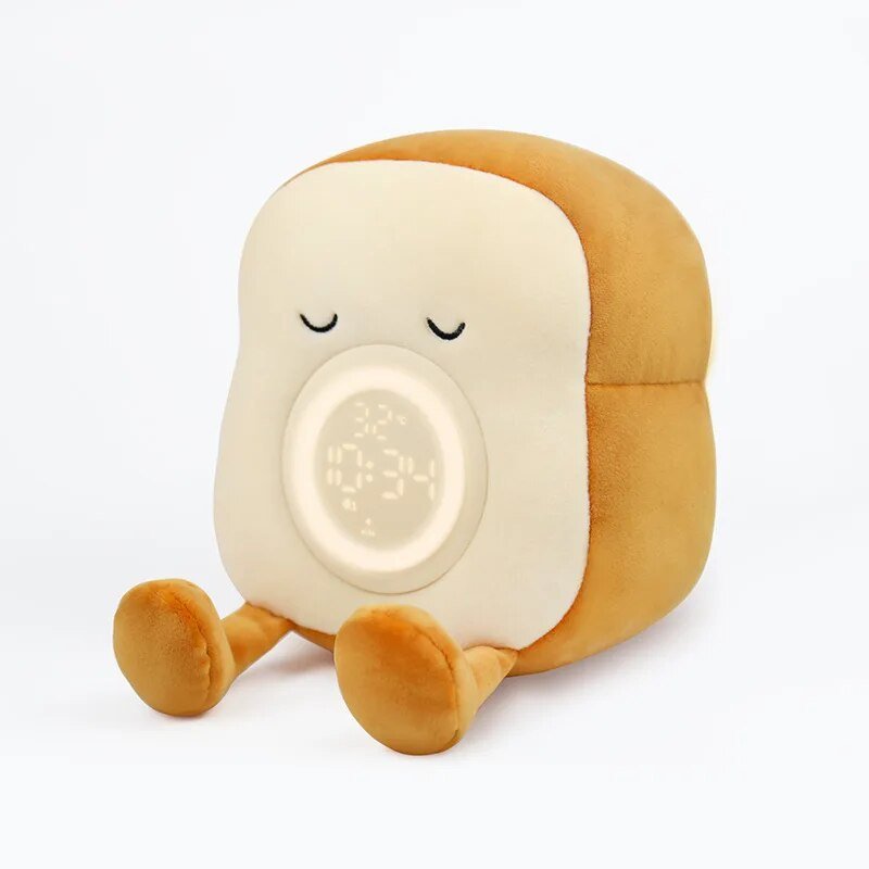 Toasty Time: The Plushie Bread Alarm Clock plush toy – – Sleeping – Image 8 | Plushie Produce