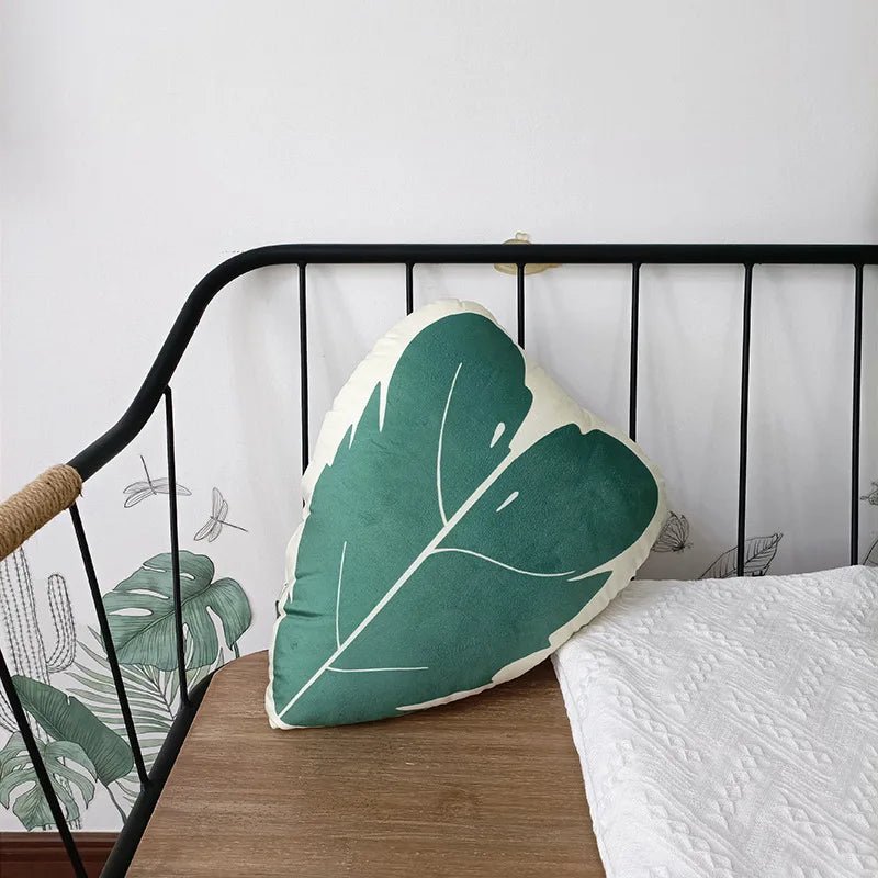 Tropical Leaf Plushie Throw Pillow, 22 Styles plush toy – – S18 Plant Pillow – Image 29 | Plushie Produce