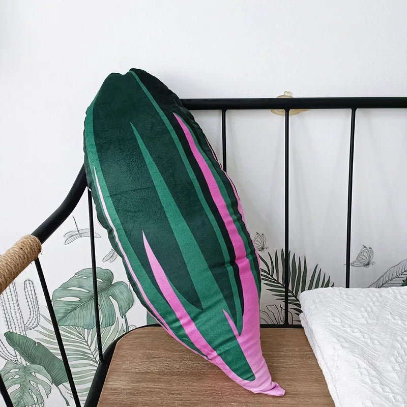 Tropical Leaf Plushie Throw Pillow, 22 Styles plush toy – – S21 Plant Pillow – Image 41 | Plushie Produce