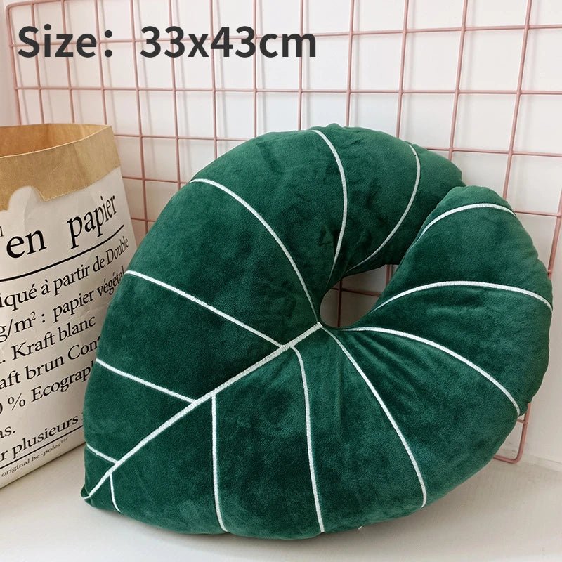 Tropical Leaf Plushie Throw Pillow, 22 Styles plush toy – – S3 Plant Pillow – Image 38 | Plushie Produce