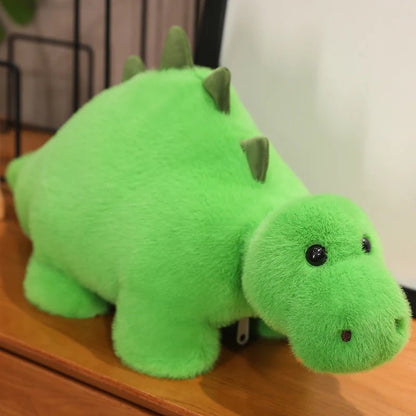 Peluche Reversible de Fruta del Dragón y Dinosaurio – Juguete de Peluche 2 en 1